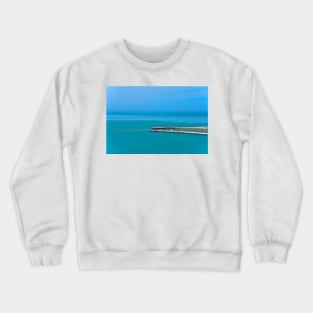 Lake Huron on a Calm, Early Spring Day Crewneck Sweatshirt